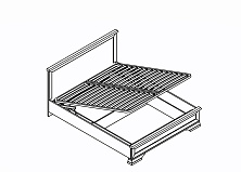 кровать 160x200 с подъемным механизмом kentaki Kentaki